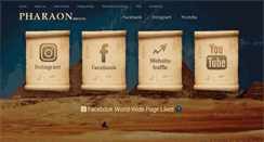 Desktop Screenshot of pharaon-services.com