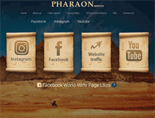 Tablet Screenshot of pharaon-services.com